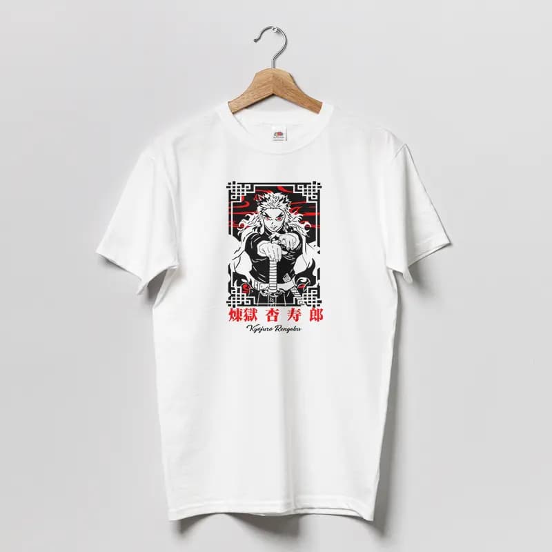 Polera Kimetsu No Yaiba Kyojuro Rengoku