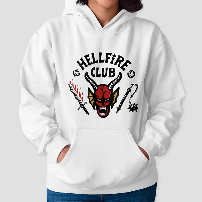Polerón Estampado Personalizado Stranger Things Hombre Mujer Niño Algodón