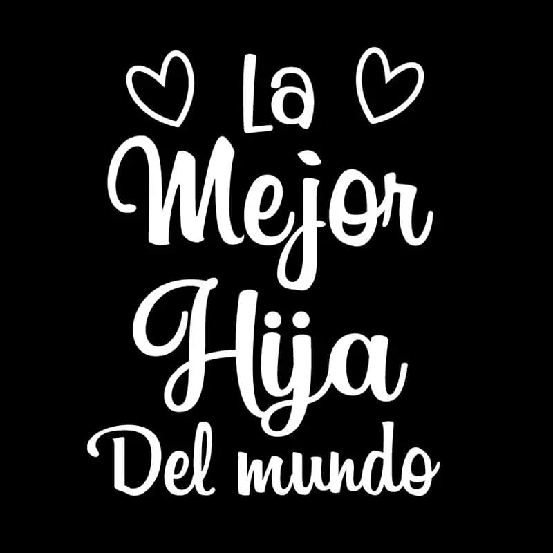 Poleron personalizado La Mejor Hija Del Mundo