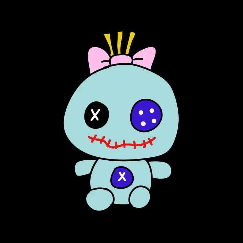 Polerón Stitch Muñeca Trapos Regalo personalizado