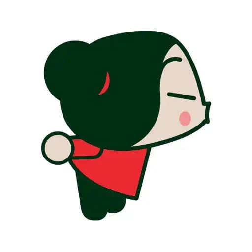 Polerón Pucca Pareja Enamorada